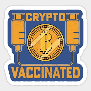 Crypto Vaccinated Sticker